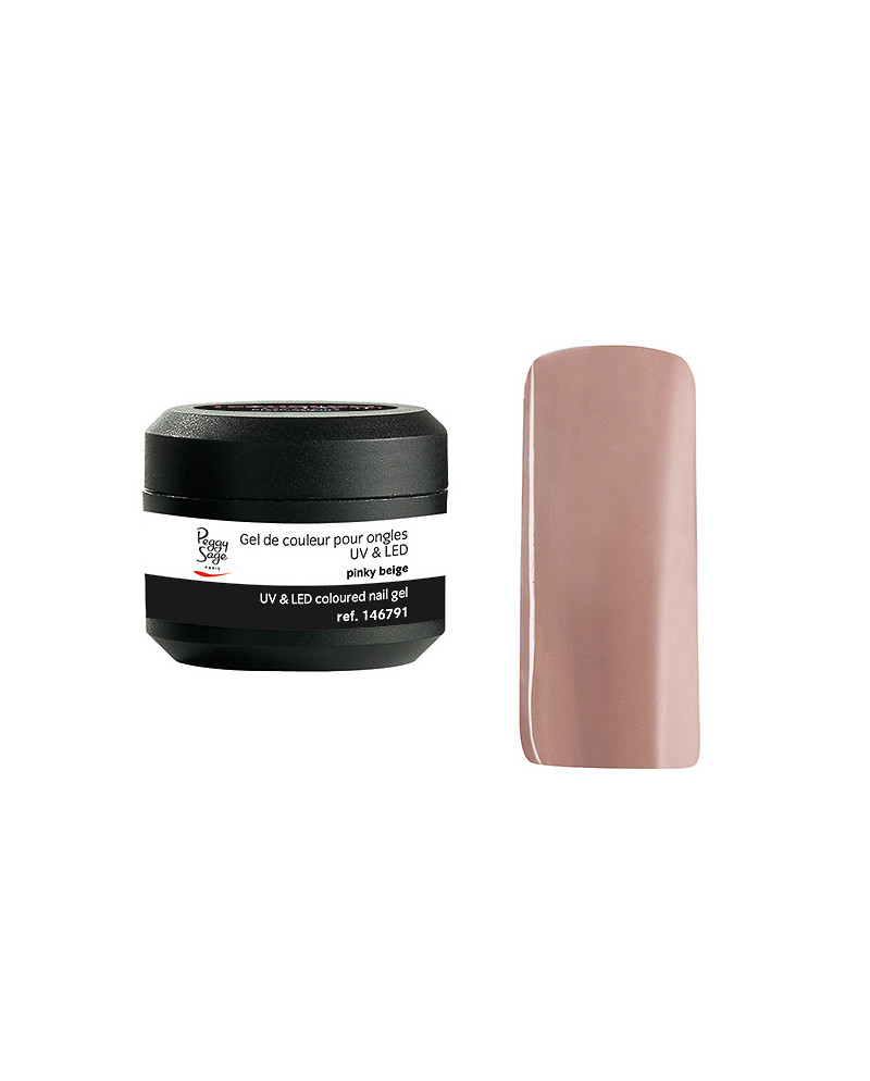 Gel UV/LED color para uñas pinky beige 5 g