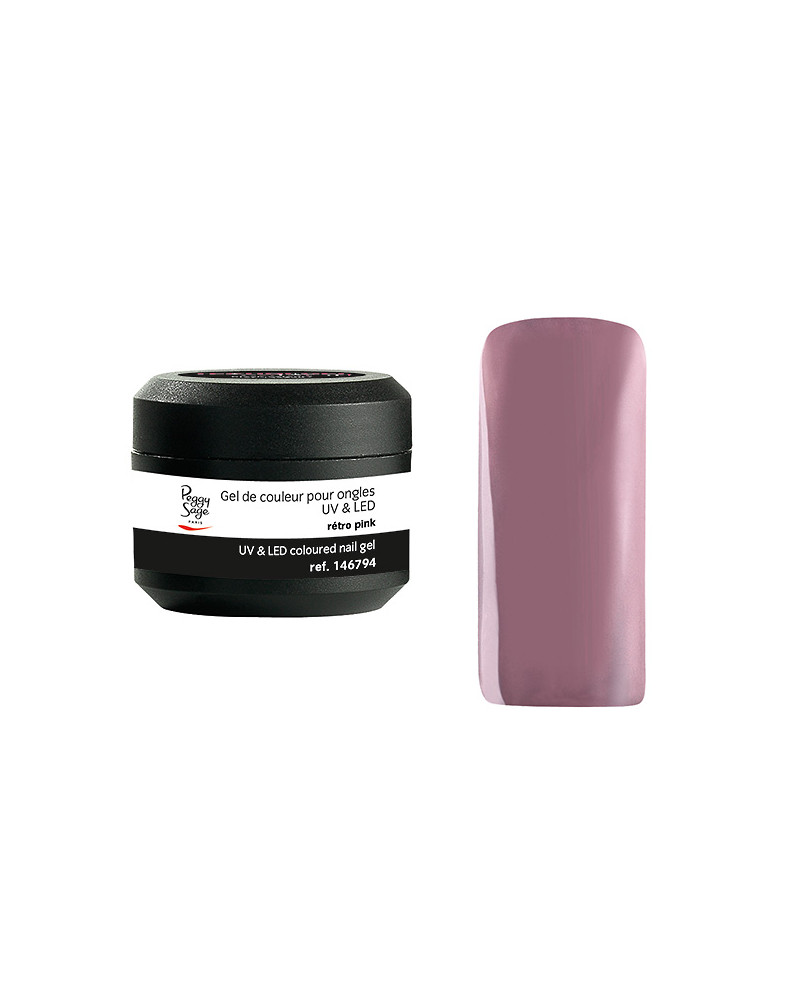 Gel UV/LED color para uñas rétro pink 5 g