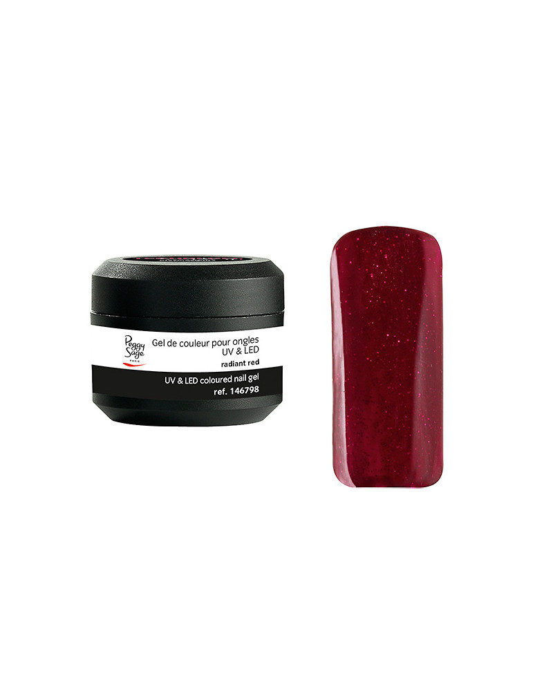 Gel UV/LED color para uñas radiant red 5 g