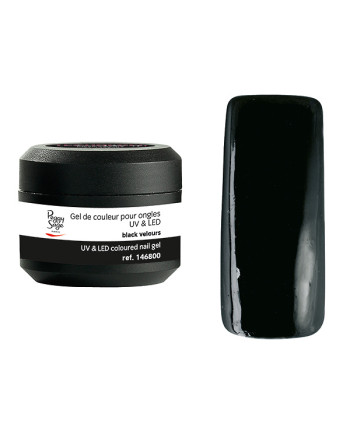 Gel UV/LED color para uñas black velours 5 g