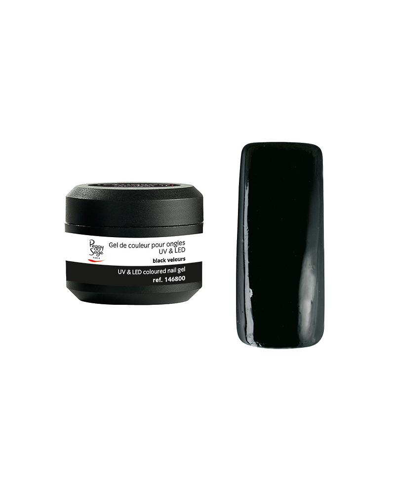 Gel UV/LED color para uñas black velours 5 g