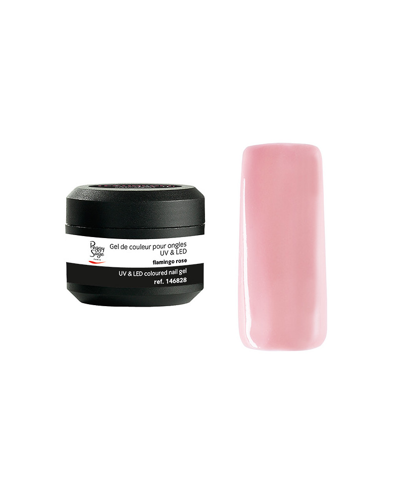 Gel UV/LED color para uñas flamingo rose 5 g