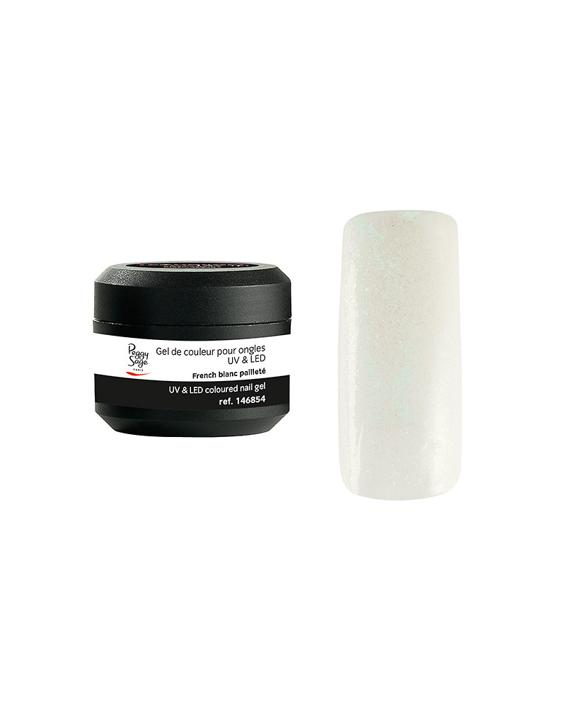 Gel UV/LED color para uñas French blanc 5 g