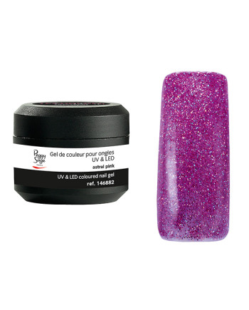 Gel UV/LED color para uñas astral pink 5 g