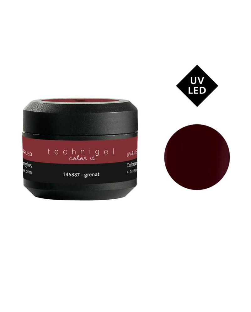 Gel UV/LED color para uñas grenat 5 g