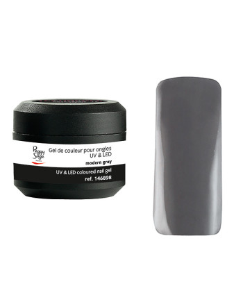 Gel UV/LED color para uñas modern grey 5 g