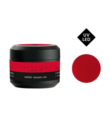Gel UV/LED color para uñas fantastic red 5 g