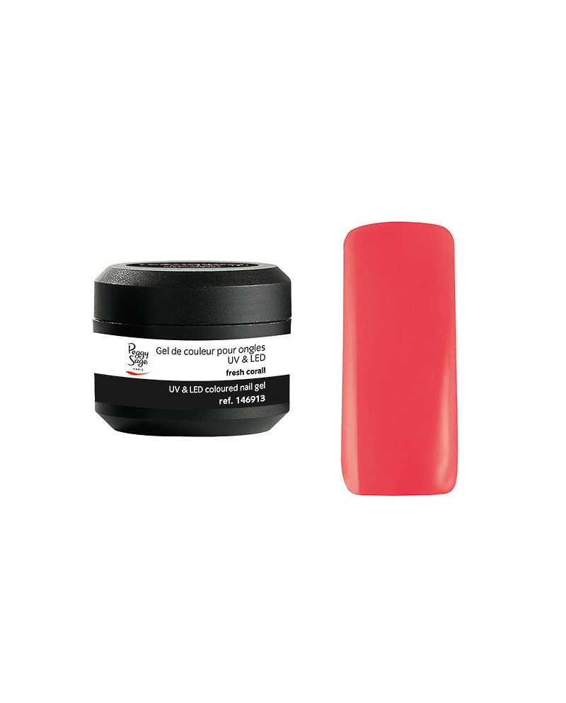 Gel UV/LED color para uñas fresh corail 5 g
