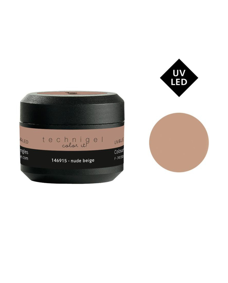Gel UV/LED color para uñas nude beige 5 g