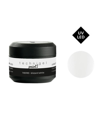 Gel de color para uñas UV/LED blizzard white 5 g