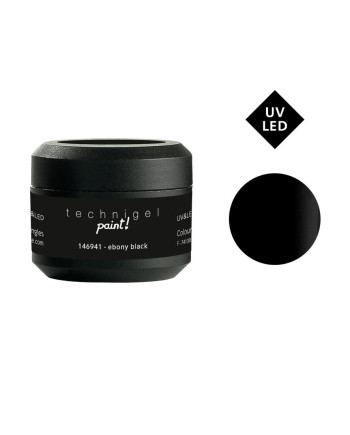 Gel de color paint ebony black para uñas UV/LED 5 g