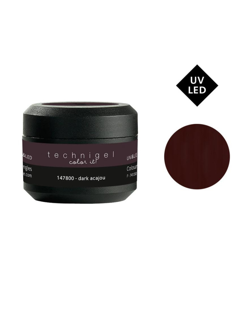Gel de color para uñas UV y LED Dark acajou 5 g