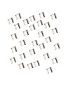 28 strass para uñas cuadradas plata 2 mm