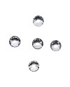 Adornos para uñas cristal - argent