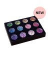 Caja de purpurinas para uñas x 12