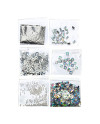 Mini kit nail art para uñas - argent
