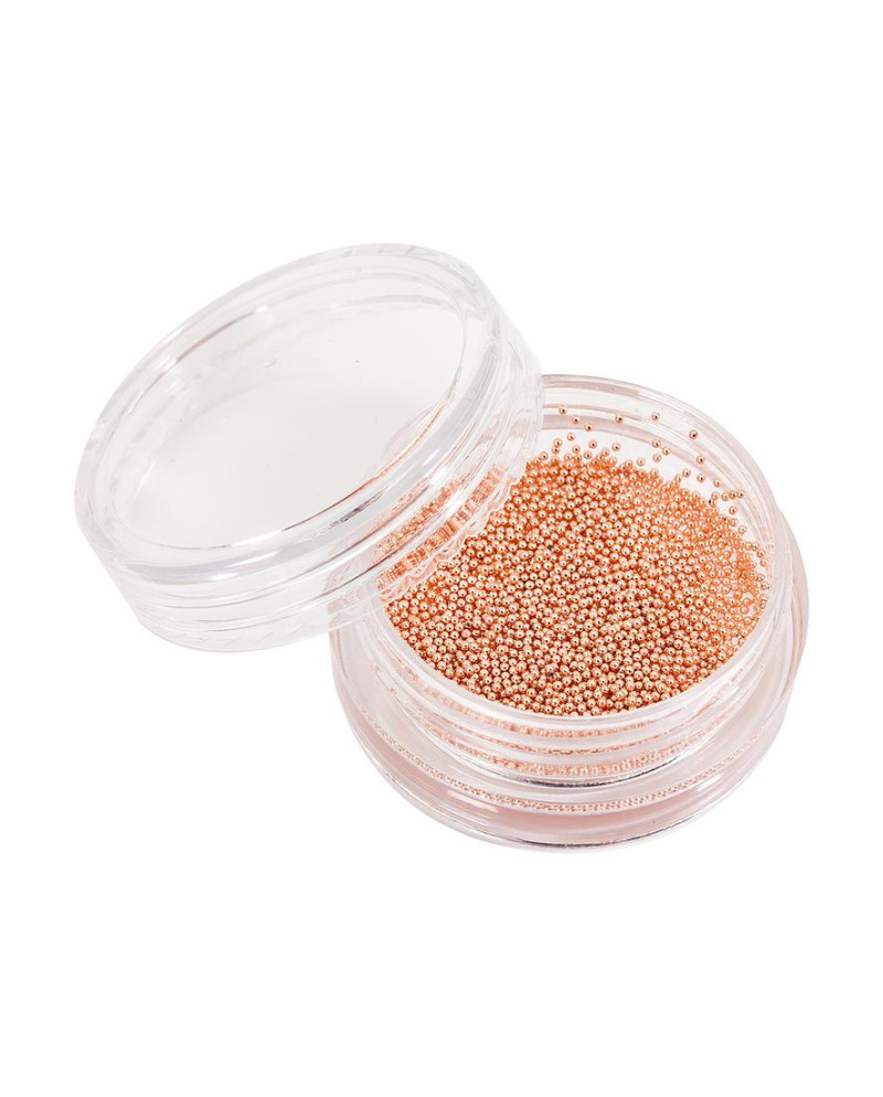 Adornos para uñas Mini Balls - rose gold 3g
