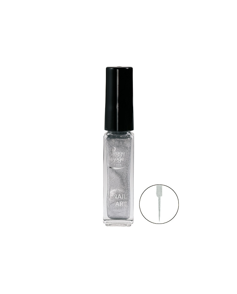 Esmalte para uñas nail art argent métallisé 7ml