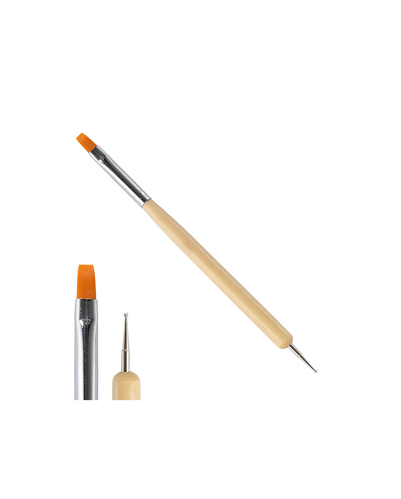 Pincel 2 en 1 - Plano / Herramienta de jaspear 1,5mm