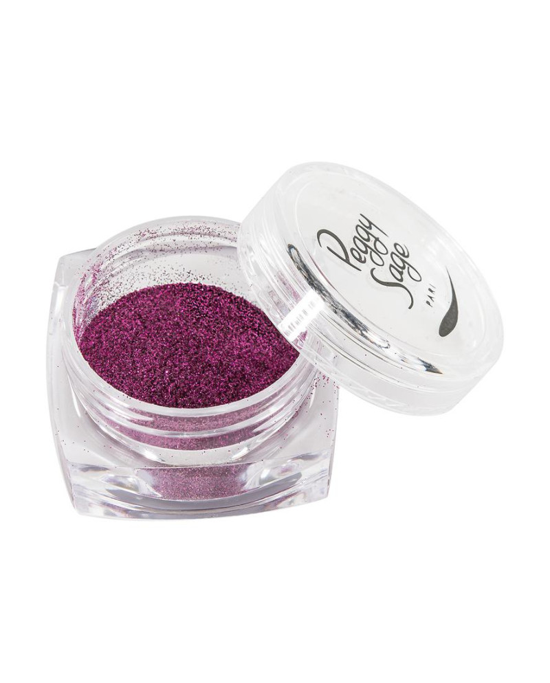 Purpurinas para uñas metallic fuchsia