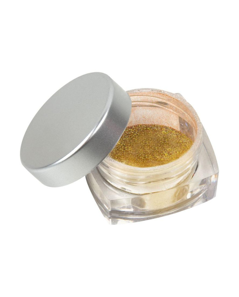Purpurinas para uñas gold chrome effect 1g