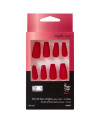 Set 24 uñas artificiales Idyllic nails - fire red