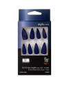 Set 24 uñas artificiales Idyllic nails - intense blue