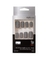 Set 24 uñas artificiales Idyllic nails - grey cloud