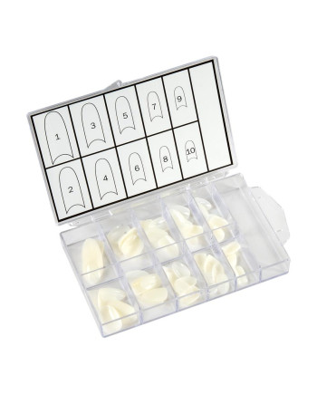 Set de 100 uñas artificiales