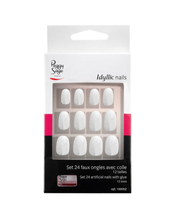 Set 24 uñas artificiales Idyllic nails smart oval