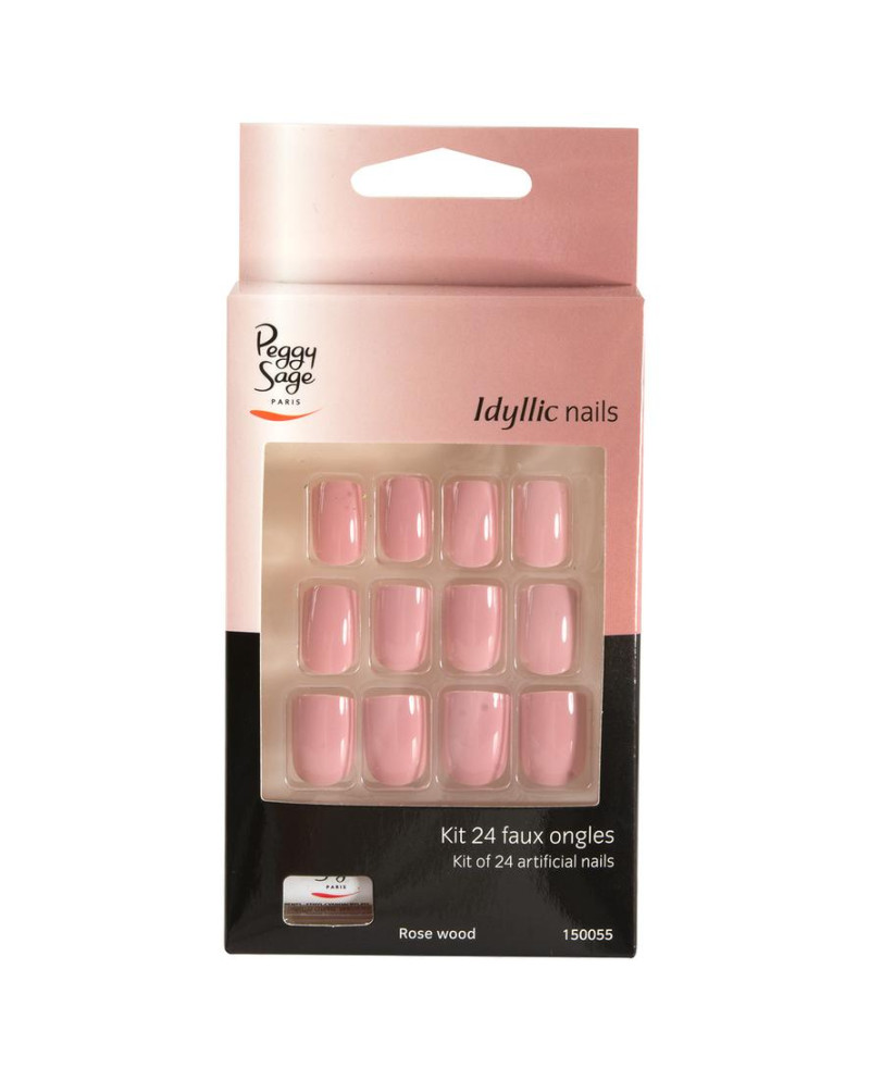 Set 24 uñas artificiales Idyllic nails - rose wood