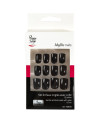 Set 24 uñas artificiales Idyllic nails - black