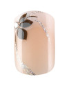 Set 24 uñas artificiales Idyllicnails shiny flower