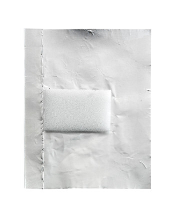 100 Hojas de aluminio con compresa integrada
