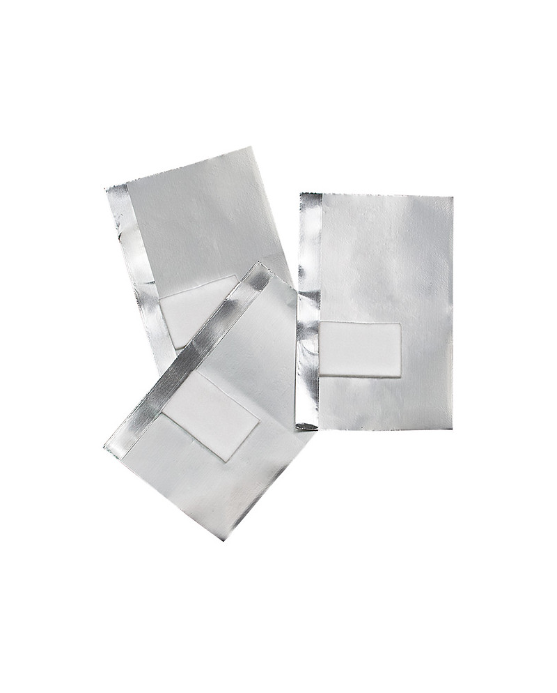 50 Hojas de aluminio con compresa integrada