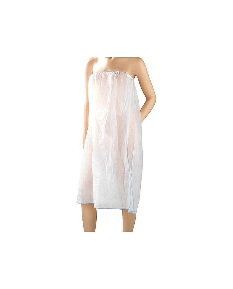 Pareo desechable. Blanco