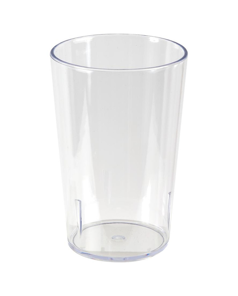 Vaso de plástico acrílico Ø 66 x H 99 mm