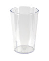 Vaso de plástico acrílico Ø 66 x H 99 mm