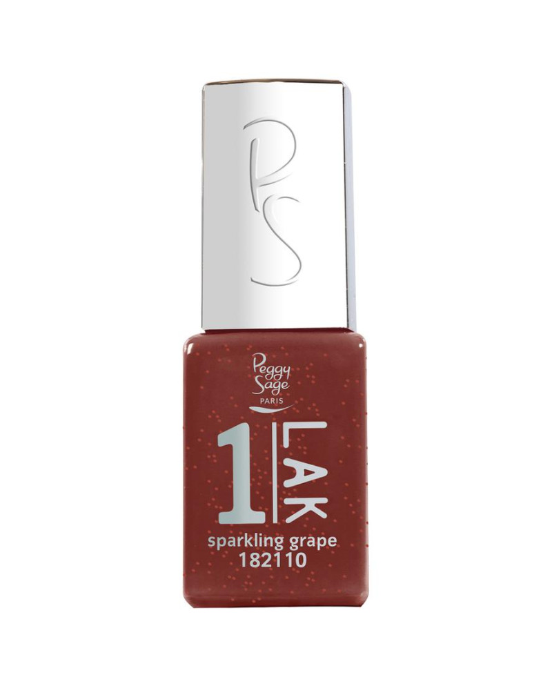 One-LAK 1-step gel polish sprakling grape  - 5ml