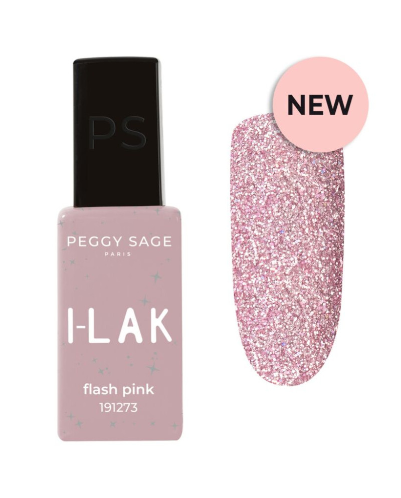 I-LAK Soal off gel polish - Flash Pink - 11ml