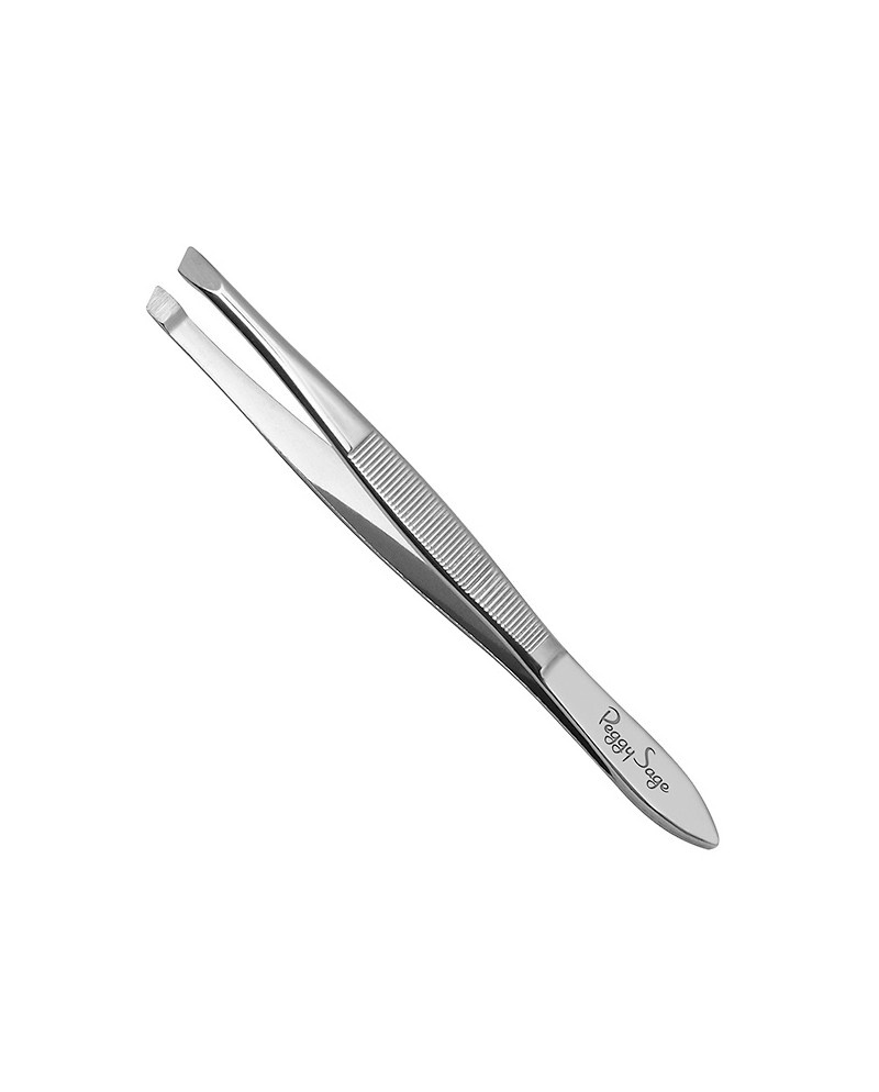 Pinza para epilar mordazas cuadradas flexibles 9cm