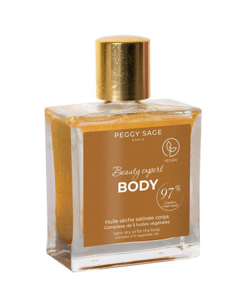 Aceite seco satinado para el cuerpo BEAUTY EXPERT BODY complejo de 5 aceites vegetales