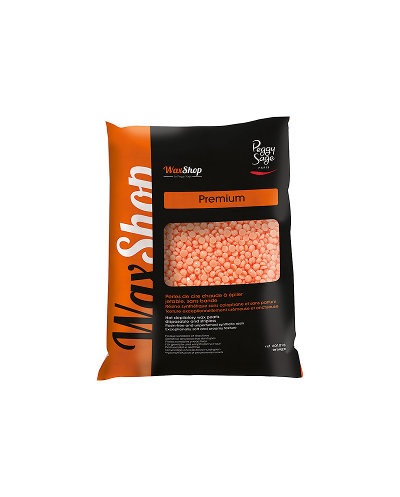 Perlas de cera depilatoria caliente 800g orange