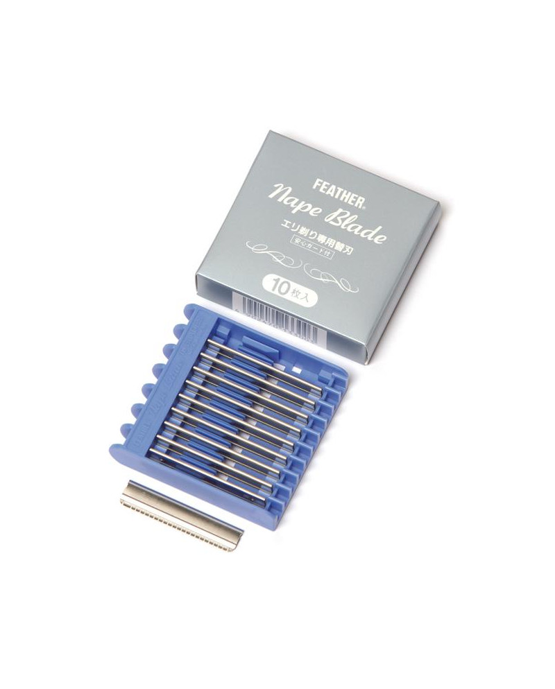 RECAMBIO 10 HOJAS FEATHER NAPE RAZOR NAVAJA 