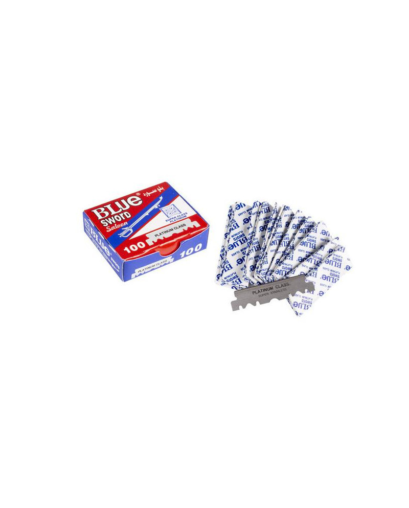 HOJAS NAVAJA BLUE SWORD PARTIDAS PLATINUM CAJA 100 UDS.