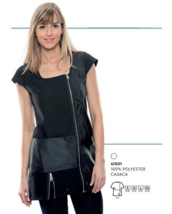 CASACA MANGA CORTA TAFETAN 2 CREMALLERAS 41501