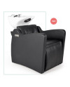 LAVACABEZAS POLARIS NEGRO NG3 CON RECLINACION ELECTRICA (CERAMICA ADONIS BLANCA Y SISTEMA ANTIGOTEO