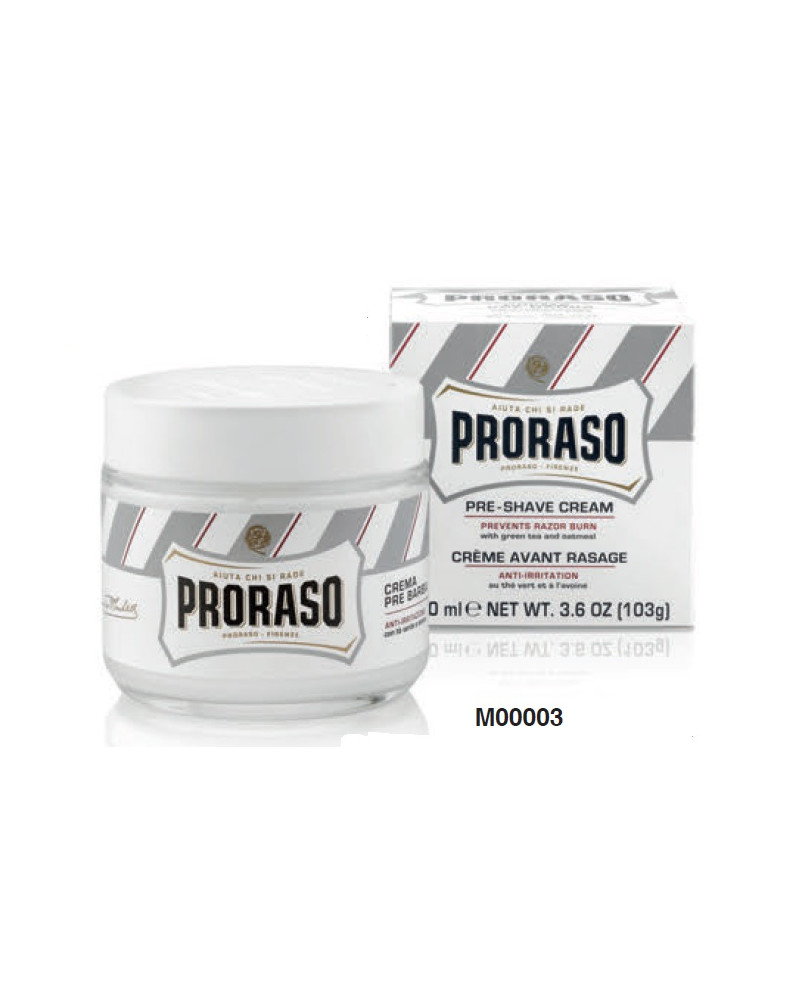 CREMA PARA ANTES AFIETAR TE VERDE/AVENA 100ML PRORASO