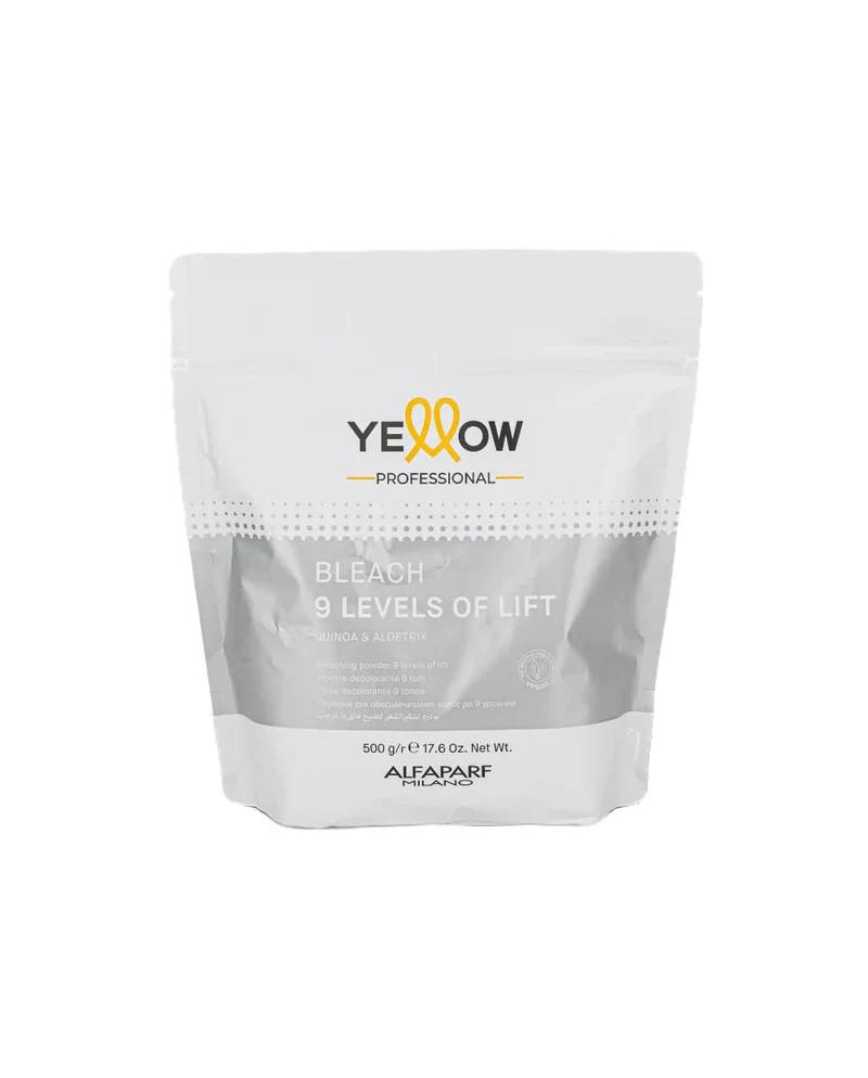 DECOLORACION YELLOW BLEACH POWDER 9 TONOS 500 GRS.