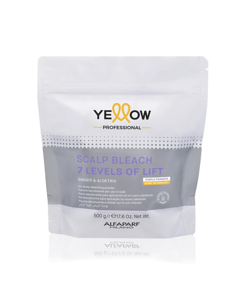 DECOLORACION YELLOW BLEACH POWDER 7 TONOS 500 GRS.